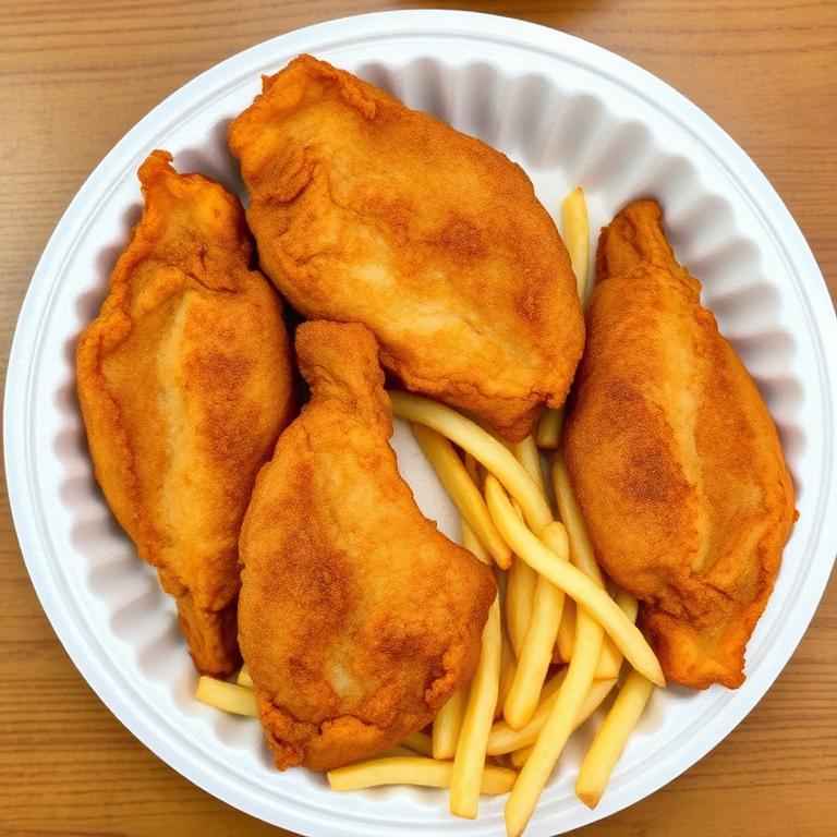 4-Piece Catfish Plate with Fries